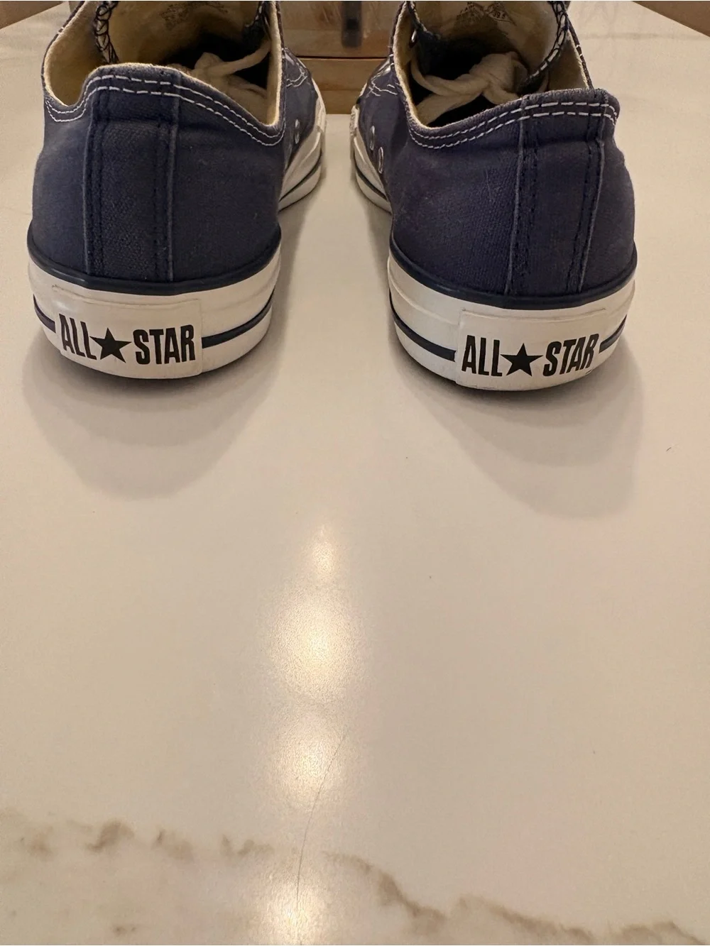 Converse Kids Navy and White Low Top Sneakers
